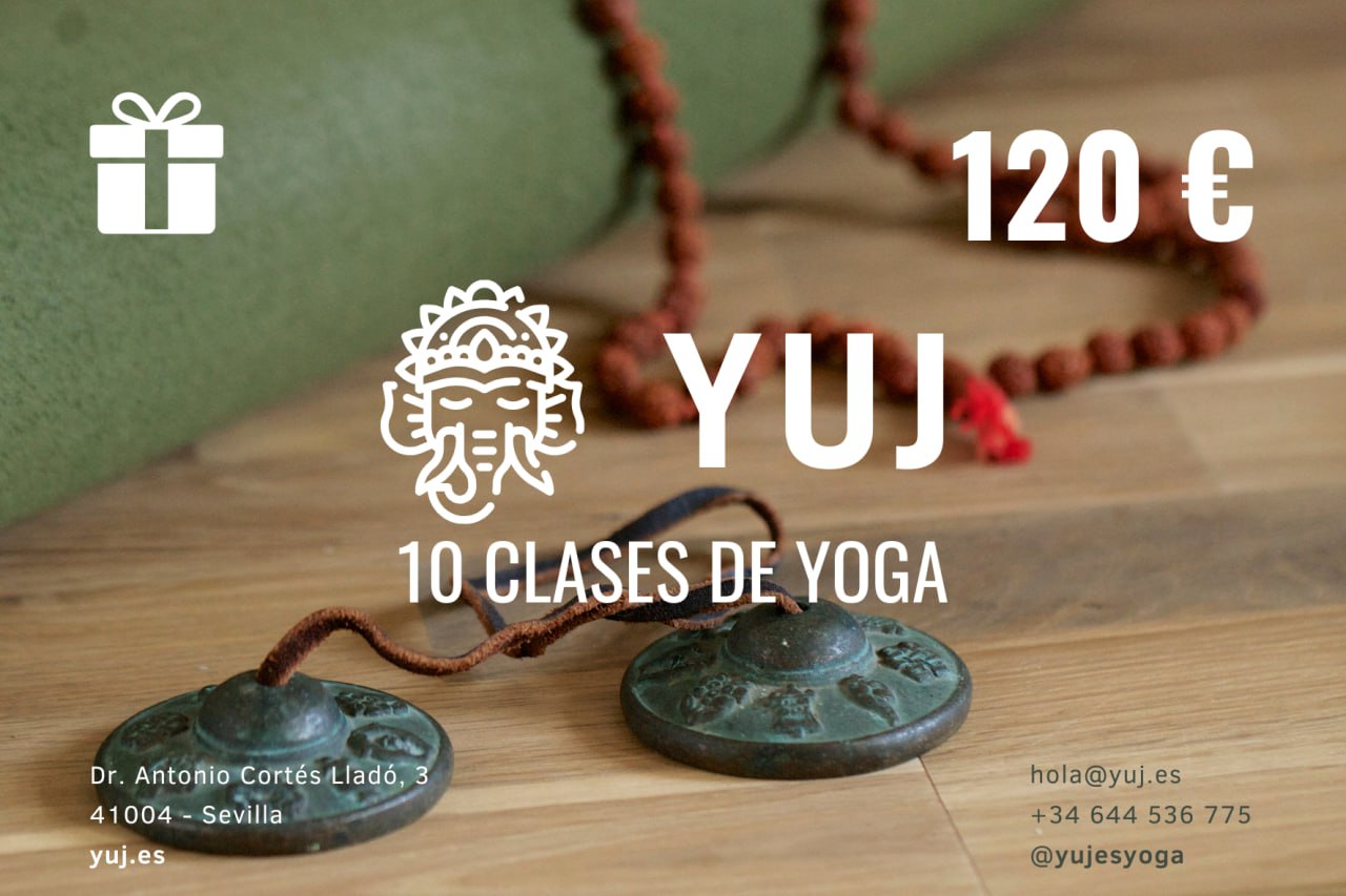 Bono regalo 10 clases de yoga YUJ